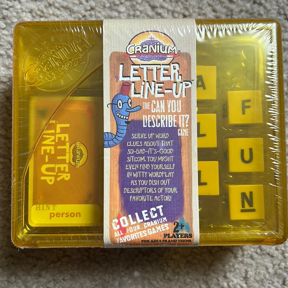 Cranium letter line-up game